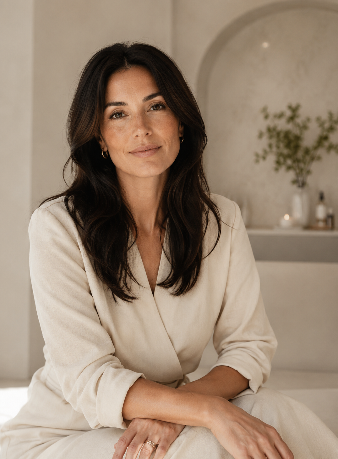 Ritratto della fondatrice di NIDAL Beauty Atelier